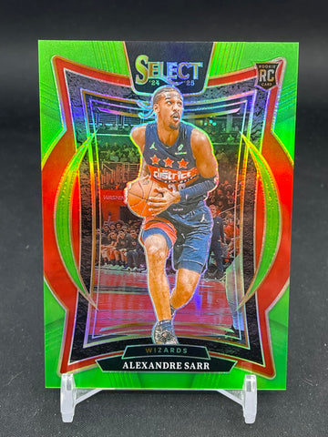 2024 PANINI SELECT - NEON GREEN PRIZM - A. SARR - #73 - #'D/75 - RC