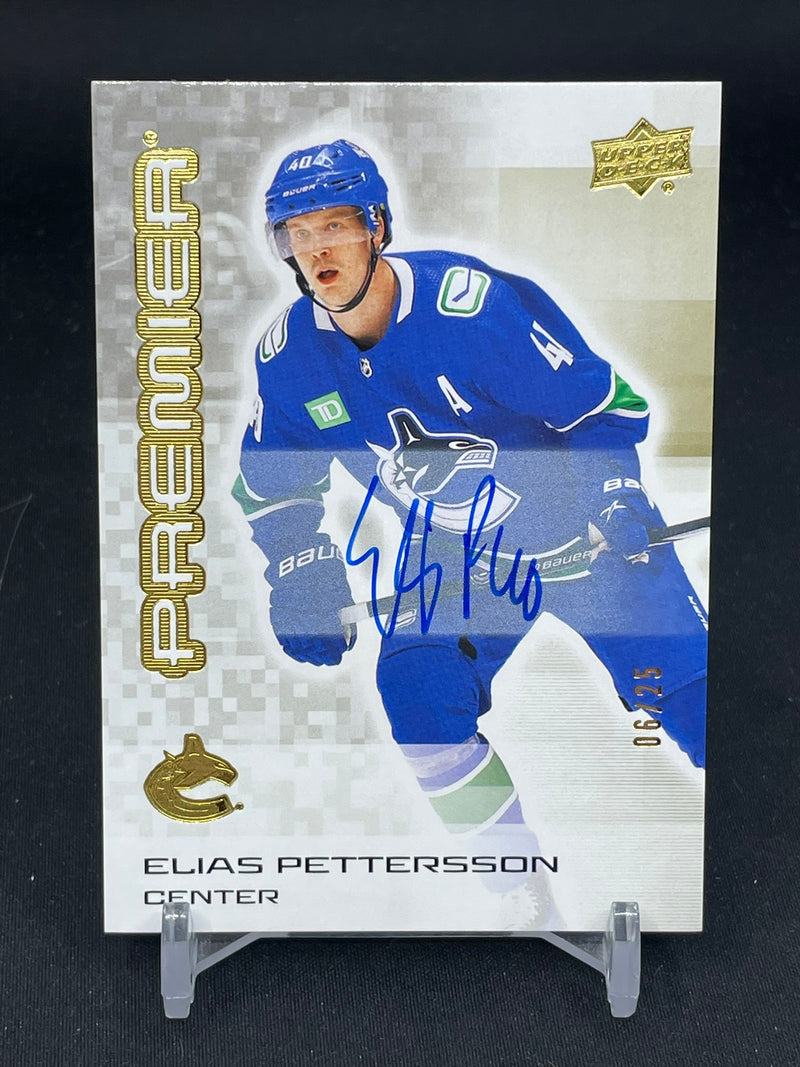 2024 UPPER DECK PREMIER - GOLD AUTO - E. PETTERSSON - #24 - #'D/25 - AUTOGRAPH