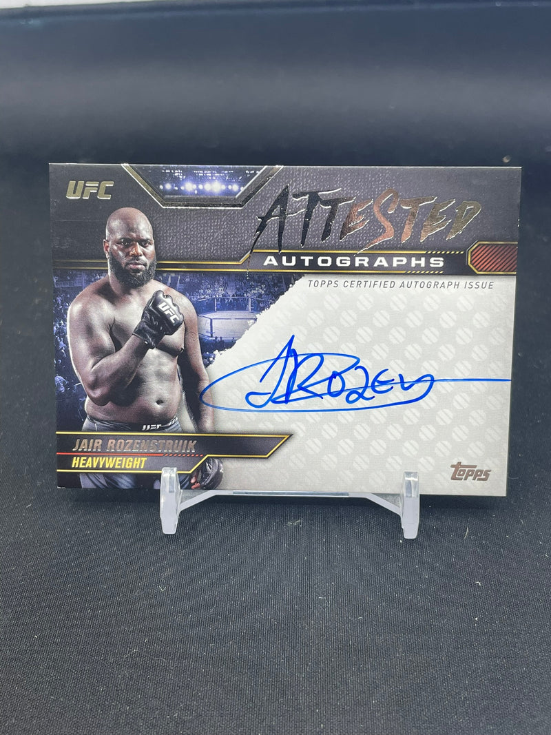 2024 TOPPS UFC KNOCKOUT - ATTESTED AUTOGRAPHS - J. ROZENSTRUIK -