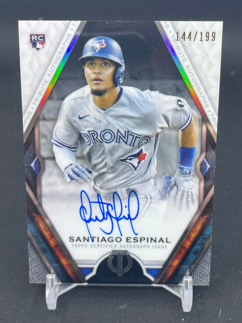 2021 TOPPS TRIBUTE - S. ESPINAL - #TA-SE - #'D/199 - AUTOGRAPH - RC