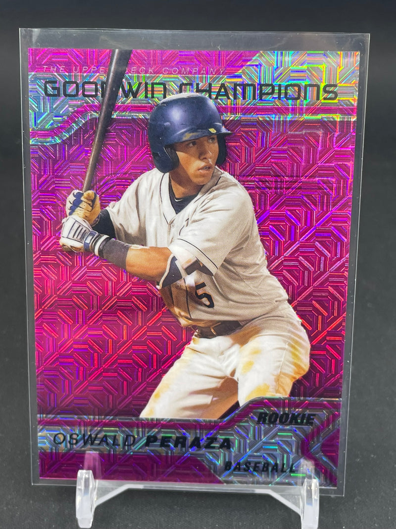 2023 UPPER DECK GOODWIN CHAMPIONS - PINK TRAXX - O. PERAZA - #P44 - #'D/299