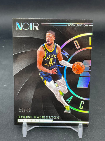2023 PANINI NOIR - ICON EDITION - T. HALIBURTON - #138 - #'D/49