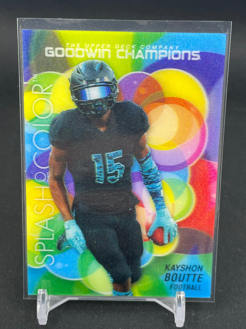 2023 UPPER DECK GOODWIN CHAMPIONS - SPLASH OF COLOR - 3-D LENTICULAR - K. BOUTTE -