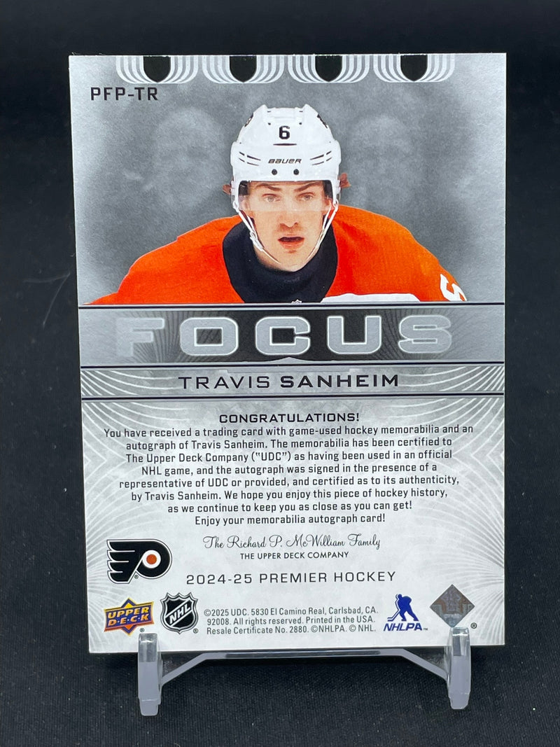 2024 UPPER DECK PREMIER - FOCUS - T. SANHEIM - #PFP-TR - #'D/99 - RELIC - AUTOGRAPH