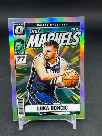 2024 PANINI DONRUSS OPTIC - SILVER PRIZM - NET MARVELS - L. DONCIC - #17