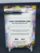 2024 TOPPS FINEST - BLUE CHECKERBOARD - G. RODRIGUES - #FA-GRS - #'D/75 - AUTOGRAPH