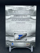2022 UPPER DECK PREMIER - PREMIER FOCUS - J. KYROU - #PFAP-JK - #'D/49 - RELIC - AUTOGRAPH