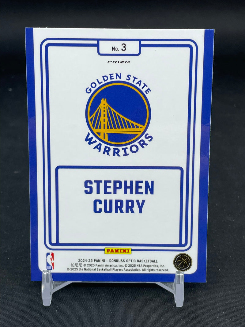 2024 PANINI DONRUSS OPTIC - PURPLE PRIZM - WINNER STAYS - S. CURRY -