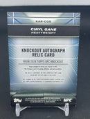 2024 TOPPS KNOCKOUT - C. GANE - #KAR-CGE - #'D/199 - RELIC - AUTOGRAPH