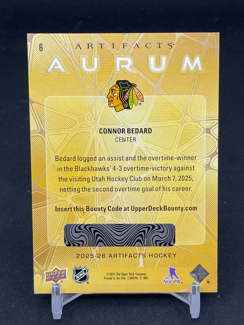 2025 UPPER DECK ARTIFACTS - AURUM - C. BEDARD -