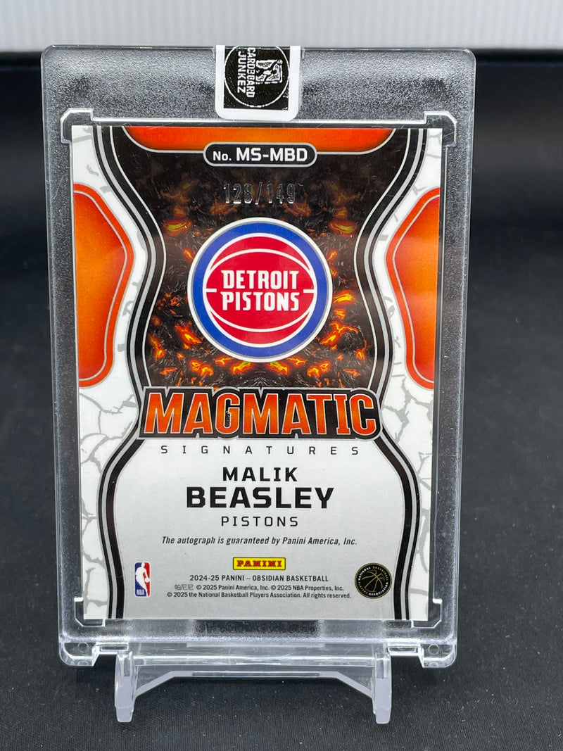 2024 PANINI OBSIDIAN - MAGMATIC SIGNATURES - M. BEASLEY - #MS-MBD - #'D/149 - AUTOGRAPH