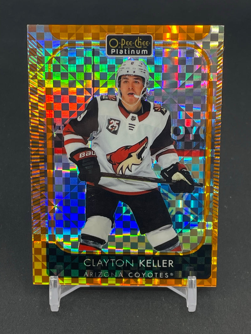 2021 UPPER DECK O-PEE-CHEE PLATINUM - ORANGE CHECKERS - C. KELLER - #52 - #'D/25