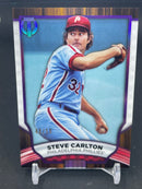 2022 TOPPS TRIBUTE - PURPLE - S. CARLTON - #43 - #'D/50