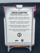 2022 TOPPS TRIBUTE - PURPLE - S. CARLTON - #43 - #'D/50
