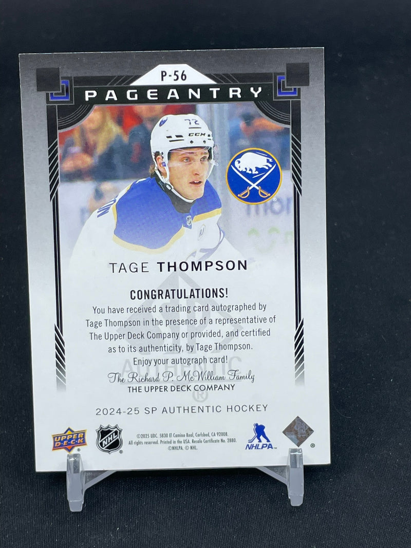 2024 UPPER DECK SP AUTHENTIC - PAGEANTRY - T. THOMPSON -