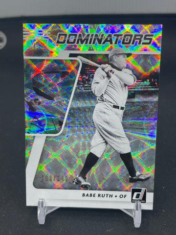 2021 PANINI DONRUSS - SILVER - DOMINATORS - B. RUTH - #DOM3 - #'D/349