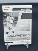 2021 PANINI DONRUSS - SILVER - DOMINATORS - B. RUTH - #DOM3 - #'D/349