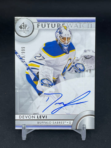 2023 UPPER DECK SP AUTHENTIC - FUTURE WATCH AUTO - D. LEVI - #103 - #'D/999 - AUTOGRAPH - RC