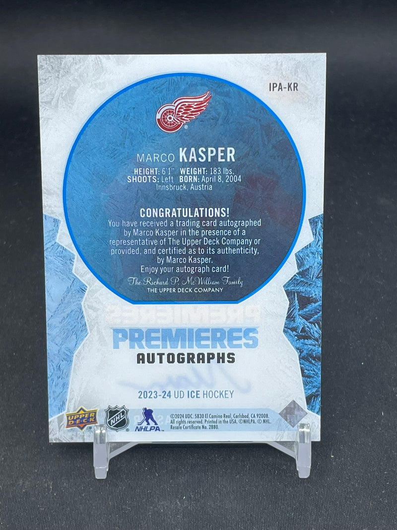 2023 UPPER DECK ICE - PREMIERES AUTOGRAPHS - M. KASPER - #IPA-KR - #'D/99 - AUTOGRAPH