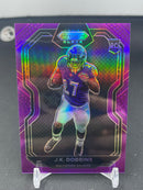 2020 PANINI CHRONICLES - PRIZM BLACK - PURPLE PRIZM - J. DOBBINS - #PB-6 - #'D/125