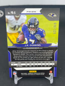 2020 PANINI CHRONICLES - PRIZM BLACK - PURPLE PRIZM - J. DOBBINS - #PB-6 - #'D/125