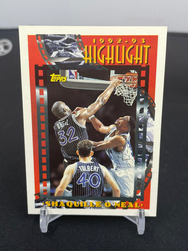 1993 TOPPS - 1992-93 HIGHLIGHT - S. O'NEAL -