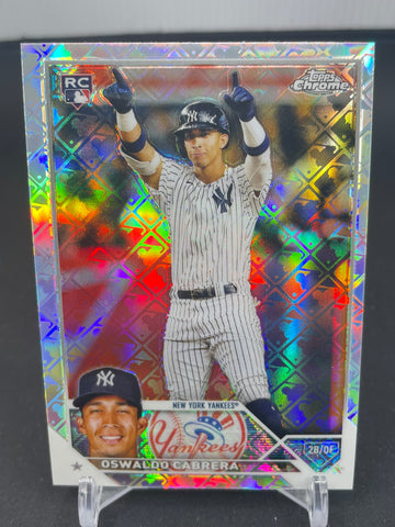2023 TOPPS CHROME - LOGOFRACTOR - O. CABRERA - #69 - RC