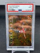 2024 PANINI PHOTOGENIC - ORANGE - C. GODWIN - #42 - #'D/25 - PSA 9
