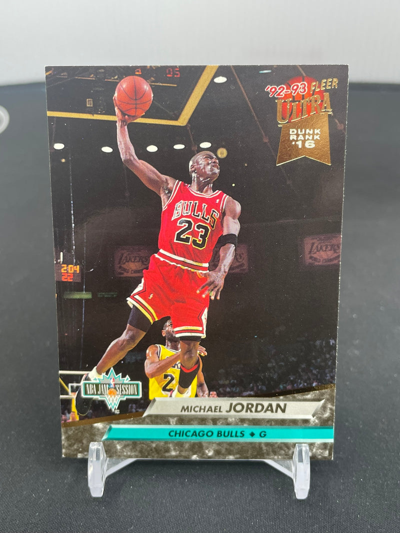 1992 FLEER ULTRA - DUNK RANK '16 - M. JORDAN -