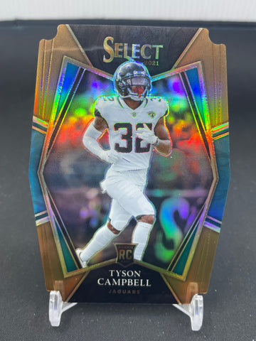 2021 PANINI SELECT - PREMIER LEVEL - COPPER PRIZM DIE-CUT - T. CAMPBELL - #189 - #'D/199 - RC