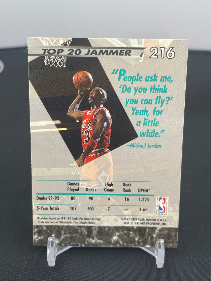 1992 FLEER ULTRA - DUNK RANK '16 - M. JORDAN -