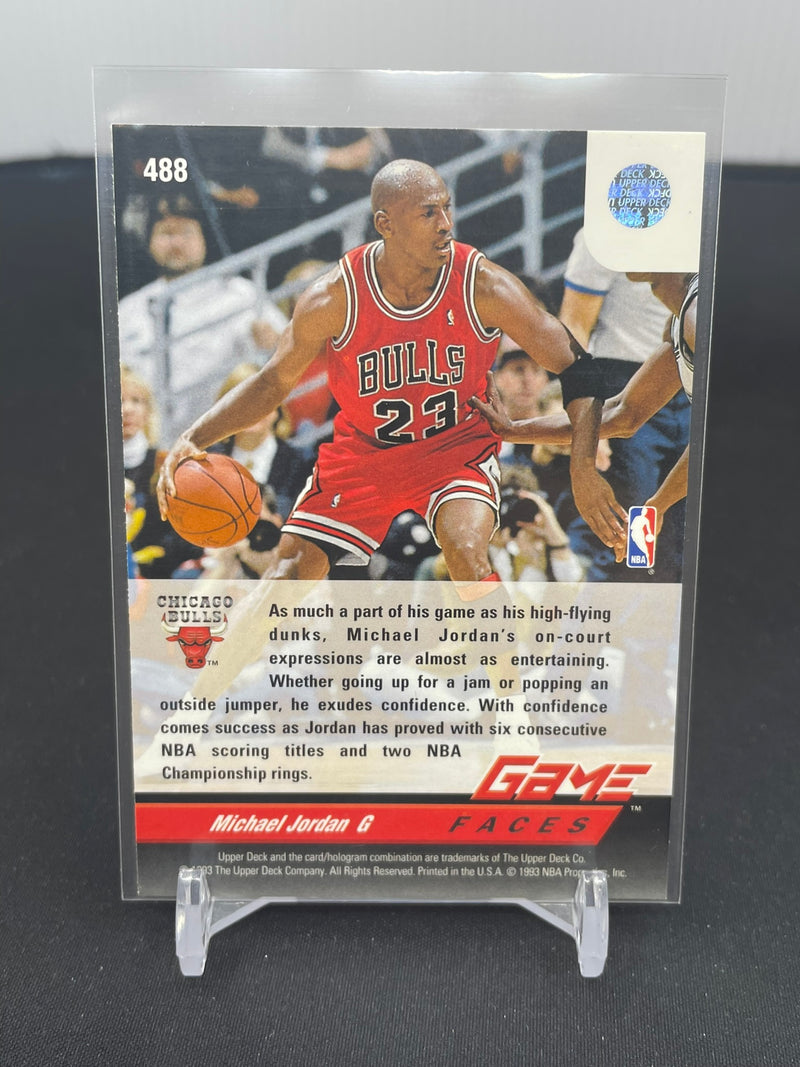 1993 UPPER DECK - GAME FACES - M. JORDAN -