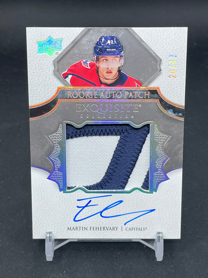 2019 UPPER DECK EXQUISITE - ROOKIE AUTO PATCH - M. FEHERVARY - #EC-FE - #'D/42 - RELIC - AUTOGRAPH - RC