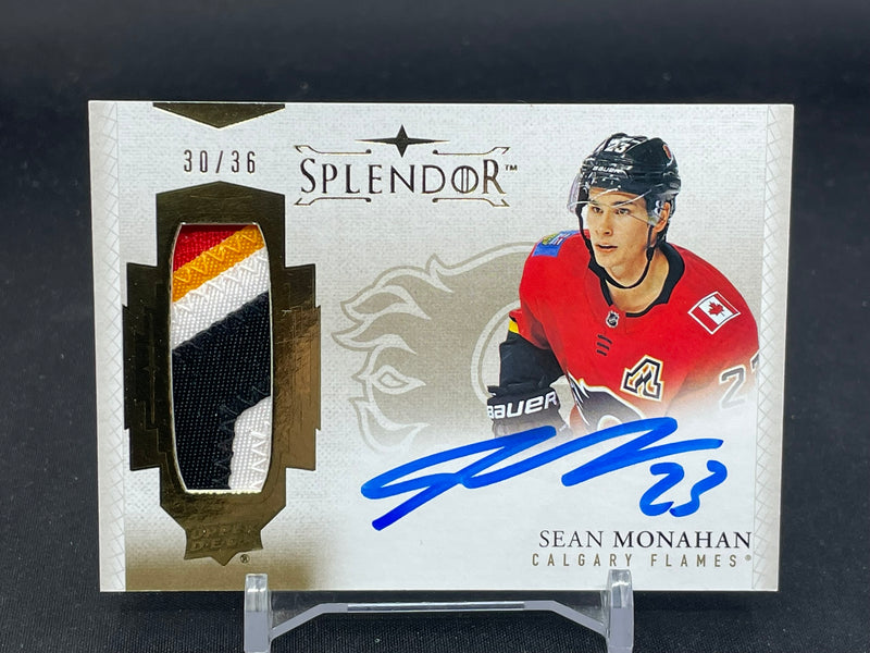 2018 UPPER DECK THE CUP - SPLENDOR - S. MONAHAN - #S-SM - #'D/36 - RELIC - AUTOGRAPH