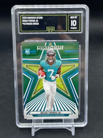 2024 PANINI ROOKIES & STARS - ROOKIE GREEN - B. THOMAS JR. - #113 - GMA 10 - RC