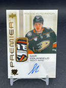 2024 UPPER DECK PREMIER - GOLD - ROOKIE AUTO PATCH - S. COLANGELO - #AR-SC - #'D/65 - RELIC - AUTOGRAPH - RC