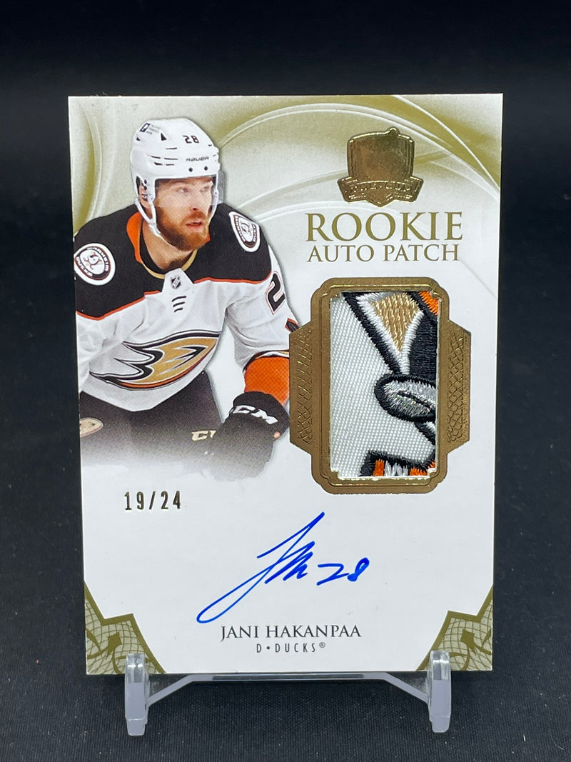2020 UPPER DECK THE CUP - ROOKIE AUTO PATCH - J. HAKANPAA - #127 - #'D/24 - RELIC - AUTOGRAPH - RC