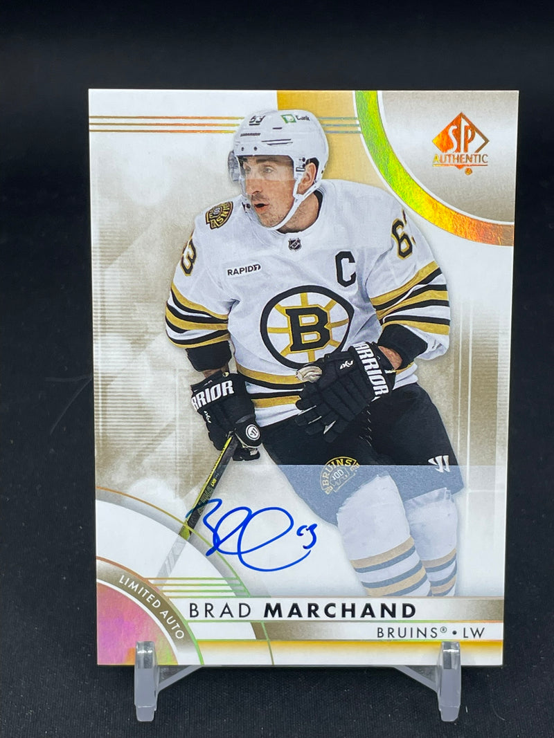 2023 UPPER DECK SP AUTHENTIC - GOLD - LIMITED AUTO - B. MARCHAND -