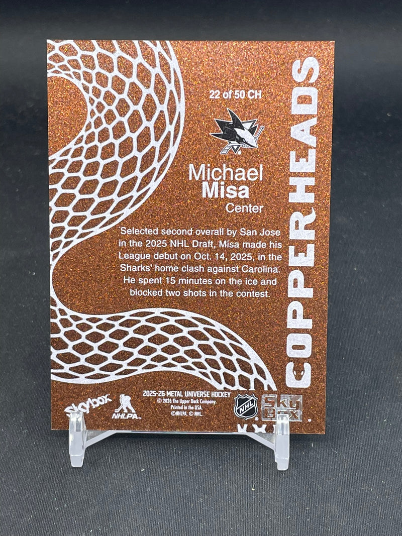 2025 UPPER DECK METAL UNIVERSE SKYBOX - COPPERHEADS - M. MISA -