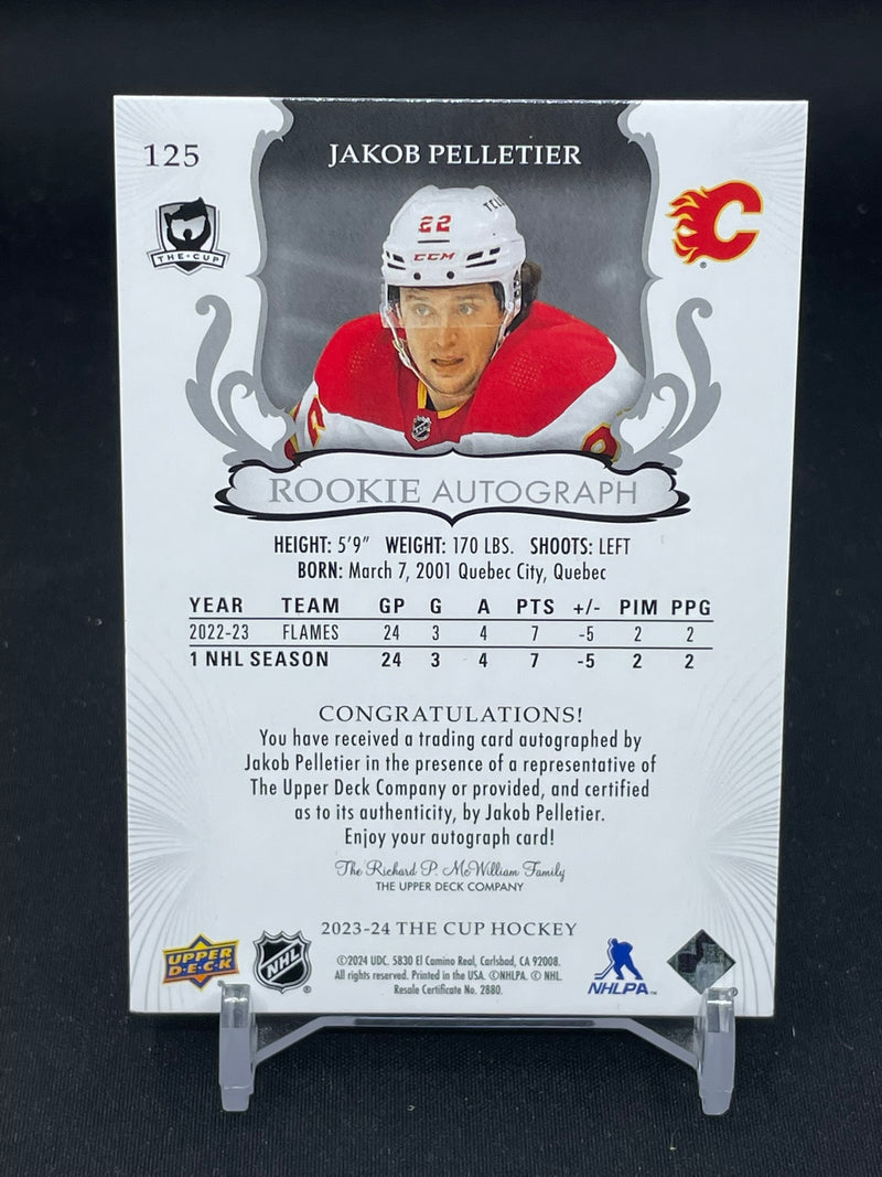 2023 UPPER DECK THE CUP ROOKIE AUTOGRAPH - J. PELLETIER - #125 - #'D/36 - AUTOGRAPH - RC