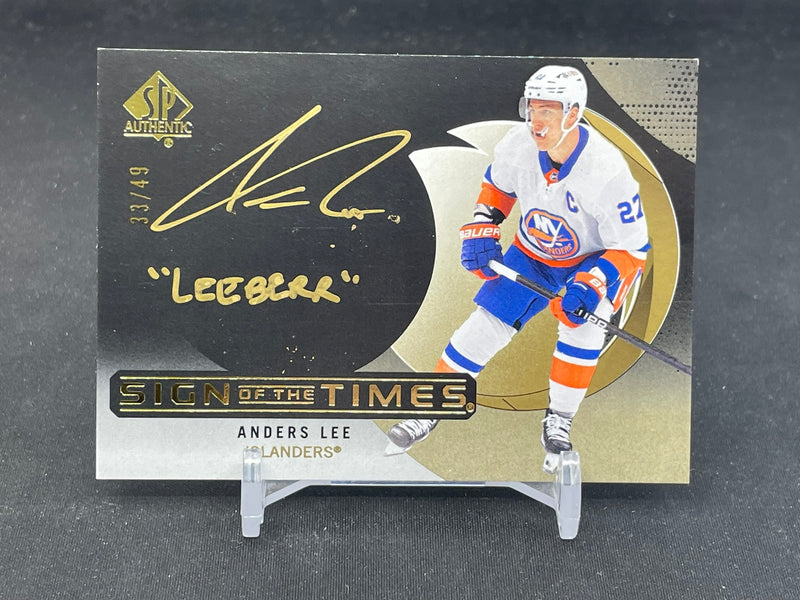 2024 UPPER DECK SP AUTHENTIC - SIGN OF THE TIMES - A. LEE - #SOTT-AN - #'D/49 - AUTOGRAPH
