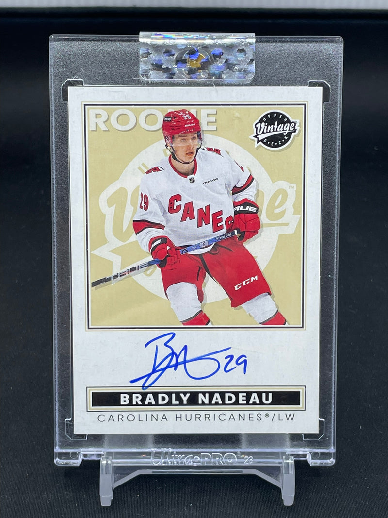 2024 UPPER DECK CLEAR CUT - VINTAGE - B. NADEAU -