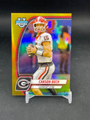 2024 TOPPS CHROME BOWMAN UNIVERSITY - GOLD REFRACTOR - C. BECK - #2 - #'D/50