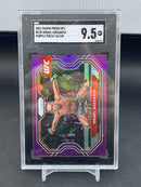 2021 PANINI PRIZM - PURPLE PRIZM - I. ADESANYA - #120 - #'D/149 - SGC 9.5
