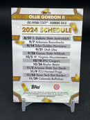 2024 TOPPS CHROME BOWMAN UNIVERSITY - RED - PATH TO GLORY - O. GORDON - #PG-15 - #'D/5