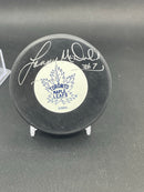 NHL - TORONTO MAPLE LEAFS - LANNY MCDONALD - AUTOGRAPHED PUCK