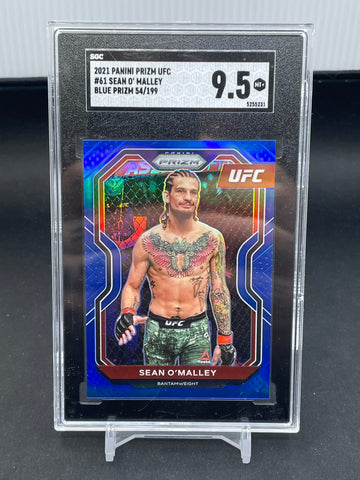 2021 PANINI PRIZM - BLUE PRIZM - S. O'MALLEY - #61 - #'D/199 - SGC 9.5