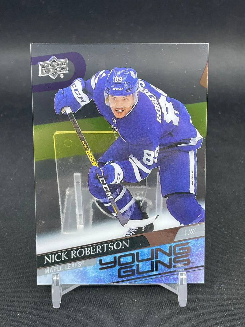 2020 UPPER DECK SERIES ONE - CLEAR CUT - YOUNG GUNS - N. ROBERTSON -