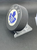 NHL - TORONTO MAPLE LEAFS - TED KENNEDY - AUTOGRAPHED PUCK