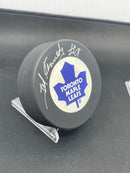NHL - TORONTO MAPLE LEAFS - TED KENNEDY - AUTOGRAPHED PUCK